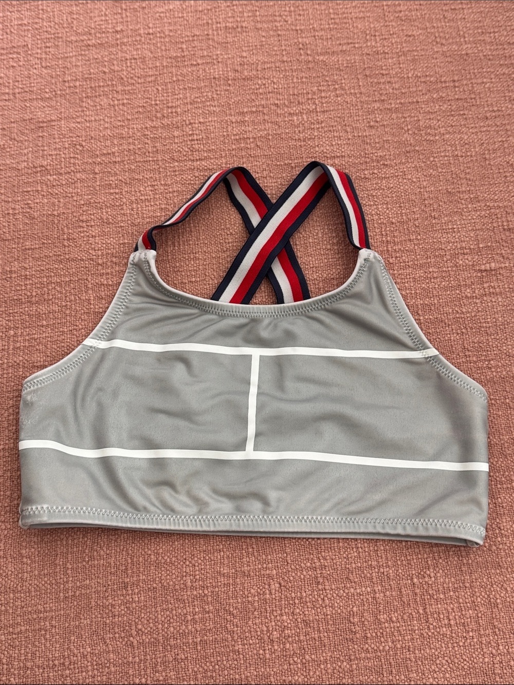 Tommy Hilfiger 12 to 14 years Girls' Swim bikini Top Crossback straps
